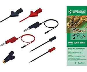 SKS Hirschmann 933000000000000 PMS 0,64 SMD Kit de câbles de mesure [-] Noir, rouge 1 pièce
