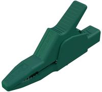 SKS Hirschmann AK 2 B 2540 I gn Pince crocodile de sécurité enfichable 4 mm CAT II 1000 V vert