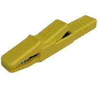 SKS Hirschmann AK 2 S gelb Pince crocodile borne à vis, enfichable jaune