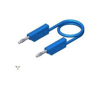 SKS Hirschmann CO MLN 100/2,5 Cordon de mesure[Banane mâle 4 mm -Banane mâle 4 mm ] 1 m bleu
