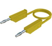 SKS Hirschmann CO MLN 150/1 Cordon de mesure Banane mâle 4 mm Banane mâle 4 mm 1.50 m jaune 1 pc(s)
