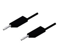 Hirschmann Test & Measurement MLN 25/2,5 SW Cordon de mesure Banane mâle 4 mm Banane mâle 4 mm 25.00 cm noir 1 pc(s)