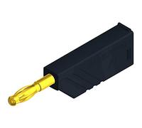 SKS-HIRSCHMANN Fiche Banane mâle Ø de la Broche: 4 mm Las N WS Au 934100700 Noir 1 pc(s)