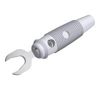 SKS Hirschmann KB 3 ws Laborplug Stecker, gerade white