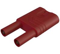 SKS Hirschmann KST S WS rt Cavalier de court-circuitage de sécurité rouge Ø de la broche: 4 mm 1 pc(s)