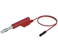 SKS Hirschmann MAL 4-0.64/100-0.25 Cordon de mesure Banane mâle 4 mm femelle 0.64 mm 1.00 m rouge 1 pc(s)