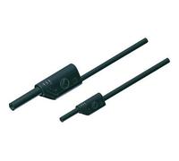SKS Hirschmann MAL S WS 2-4 100/1 Cordon de mesure de sécurité[Banane mâle 4 mm -Banane mâle 2 mm ] 1 m noir