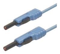 SKS Hirschmann MLB 100/1 V bl Cordon de mesure[Banane mâle 4 mm -Banane mâle 4 mm ] 1 m bleu