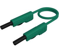 SKS Hirschmann MLB 100/1 V gn Cordon de mesure Banane mâle 4 mm Banane mâle 4 mm 1.00 m vert 1 pc(s)