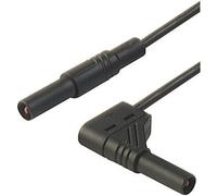 SKS Hirschmann MLB 200/1 V sw Cordon de mesure[Banane mâle 4 mm -Banane mâle 4 mm ] 2 m noir