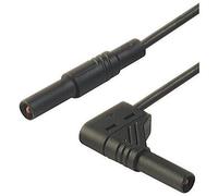 SKS Hirschmann MLB 200/1 V sw Cordon de mesure[Banane mâle 4 mm -Banane mâle 4 mm ] 2 m noir