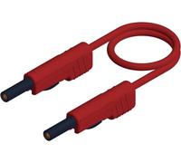 SKS Hirschmann MLB 25/1 V rt Cordon de mesure Banane mâle 4 mm Banane mâle 4 mm 25.00 cm rouge 1 pc(s)