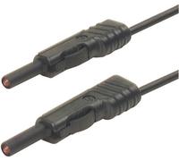 SKS Hirschmann MLB 25/1 V sw Cordon de mesure[Banane mâle 4 mm -Banane mâle 4 mm ] 0.25 m noir