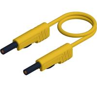 SKS Hirschmann MLB 50/1 V ge Cordon de mesure Banane mâle 4 mm Banane mâle 4 mm 0.50 m jaune 1 pc(s)