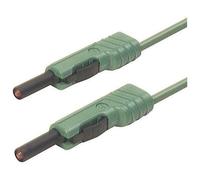 SKS Hirschmann MLB 50/1 V gn Cordon de mesure[Banane mâle 4 mm -Banane mâle 4 mm ] 0.5 m vert