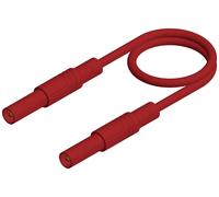 SKS Hirschmann MLS GG 200/2,5 rt Cordon de mesure de sécurité Banane mâle 4 mm Banane mâle 4 mm 2.00 m rouge 1 pc(s)