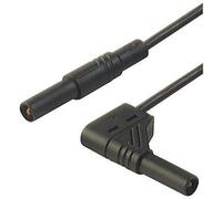 SKS Hirschmann MLS SIL WG 100/1 Cordon de mesure de sécurité[Banane mâle 4 mm -Banane mâle 4 mm ] 1 m noir