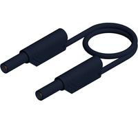 SKS Hirschmann MLS WS 100/2,5 sw Cordon de mesure de sécurité Banane mâle 4 mm Banane mâle 4 mm 1.00 m noir 1 pc(s)