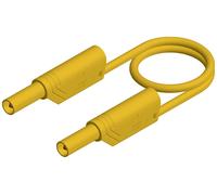 SKS Hirschmann MLS WS 200/1 ge Cordon de mesure de sécurité Banane mâle 4 mm Banane mâle 4 mm 2.00 m jaune 1 pc(s)