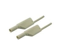 Hirschmann Test & Measurement MLS WS 200/2,5 Cordon de mesure de sécurité Banane mâle 4 mm Banane mâle 4 mm 2.00 m blanc 1 pc(s)
