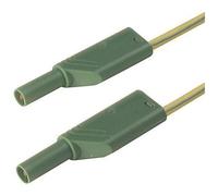 SKS Hirschmann MLS WS 200/2,5 ge/gn Cordon de mesure de sécurité[Banane mâle 4 mm -Banane mâle 4 mm ] 2 m jaune