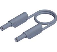 SKS Hirschmann MLS WS 50/2,5 Cordon de mesure de sécurité Banane mâle 4 mm Banane mâle 4 mm 0.50 m gris 1 pc(s)