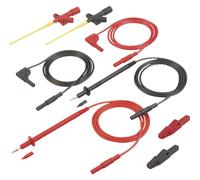 SKS Hirschmann MMS 2040 Set de cordons de mesure de sécurité[Banane mâle 4 mm -Banane mâle 4 mm, pointe de test ] 1 m no