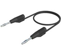 SKS Hirschmann MVL F 2/10 Cordon de mesure Banane mâle 2 mm Banane mâle 2 mm 10.00 cm noir 1 pc(s)