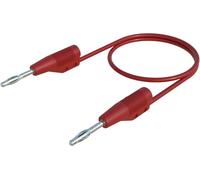 SKS Hirschmann MVL F 2/50 Cordon de mesure Banane mâle 2 mm Banane mâle 2 mm 0.50 m rouge 1 pc(s)
