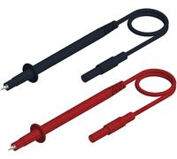 SKS Hirschmann PL 2600 S SET Set de cordons de mesure de sécurité[Banane mâle 4 mm -pointe de test ] 1 m noir, rouge