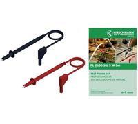 SKS Hirschmann PL 2600 SIL S W SET Set de cordons de mesure de sécurité mâle 4 mm mâle 4 mm 1.00 m rouge, noir 1 pc(s)