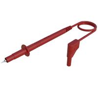 SKS Hirschmann PL 2600 SIL S WS Cordon de mesure de sécurité Banane mâle 4 mm pointe de test 1.00 m rouge 1 pc(s)