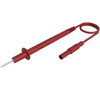 SKS Hirschmann PL 2700 S rt Cordon de mesure pointe de test mâle 4 mm 1.00 m rouge 1 pc(s)
