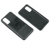 SKS GERMANY COMPIT Cover pour Samsung S20, Housse de téléphone Portable avec Dispositif de Fixation (Compatible avec Le système COMPIT, en Plastique bi-composant résistant, Toucher agréable), Noir