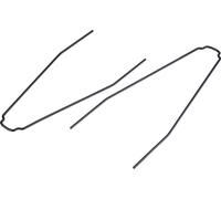 SKS Kit de Montants pour Bluemels Style avec Adaptateur en V ESC noir 75 mm