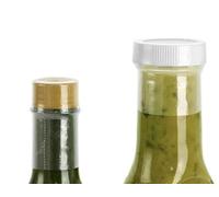 SKS Lot de 144 bandes thermorétractables en PVC transparent pour bouteilles et emballages - 105 mm x 25 mm - Joints en plastique pour conteneurs - Perforés et faciles à enlever