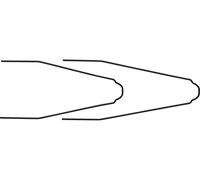 SKS Set de Montants pour Bluemels Cable Line Arrière noir 55 mm