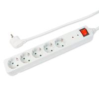 SKT Bloc multiprise 5 Prises avec parasurtenseur et Interrupteur MD512
