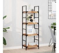 SKTQYQO 2 étagères murales en bois acacia massif, finition à l'huile, 40 x 30 x 4 cm, pour intérieur extérieur, étagères suspendues, design modulaire, pour salon, cuisine, chambre, système pratique