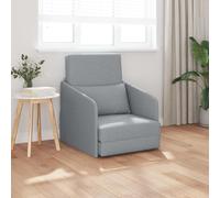 SKTQYQO Canapé lit 2 en 1 gris clair 65 x 80 x 83 cm tissu polyester, assise douce pour intérieur, convertible de chaise de lit, design moderne pour salon et espaces