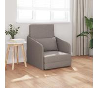 SKTQYQO Canapé lit 2 en 1 taupe 65 x 80 x 83 cm, tissu polyester, convertible de chaise de lit avec coussins amovibles pour intérieur, design moderne et compact pour salon