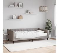 SKTQYQO Canapé Lit avec Matelas Taupe Structure Lit pour Hôtel Lit Multifonction Convient pour les hôtels et les studios 90 x 200 cm en Tissu