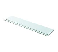 SKTQYQO Étagères en Verre Transparent 2 pcs 100x20 cm Étagères Verre Trempé Haute Qualité 8 mm Épaisseur pour Murs Maison Magasin Présentoir Produits Durable Robuste Capacité Charge