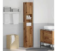 SKTQYQO Meuble de salle de bain en bois vieilli 32 x 25,5 x 190 cm