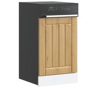 SKTQYQO Panneau de lave vaisselle chêne artisanal bois multicouche Lucca pour protection et décoration de cuisine, facile à nettoyer et à installer, matériau aggloméré résistant
