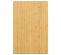 SKTQYQO Plateau de table en bambou 40 x 60 x 4 cm pour rénover les tables, surface peinte et facile à nettoyer avec bords arrondis, matériau durable et naturel pour la décoration de la maison