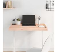 SKTQYQO Plateau pour table en chêne massif non traité 80 x 40 x (2 - 6) cm avec bord vivant - étagère de remplacement pour rénovation table, surface naturelle pour projets de bricolage