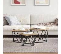 SKTQYQO Table basse rectangulaire élégante avec plateau en bois massif de chêne et structure en métal articulé, design moderne pour salon, idéal pour les boissons