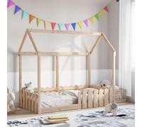 SKTQYQO Tour de lit pour enfants, structure de lit d'hôtel, lit multifonction, hôtel et études, 80 x 160 cm, bois massif de pin