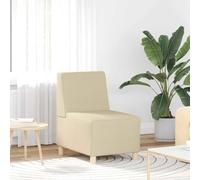 SKTQYQO Unité de canapé modulaire sans accoudoirs, 2 pièces, crème